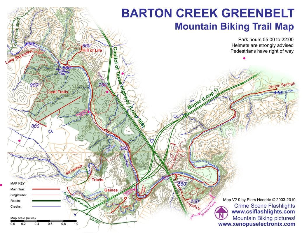 greenbelt mapie Austin